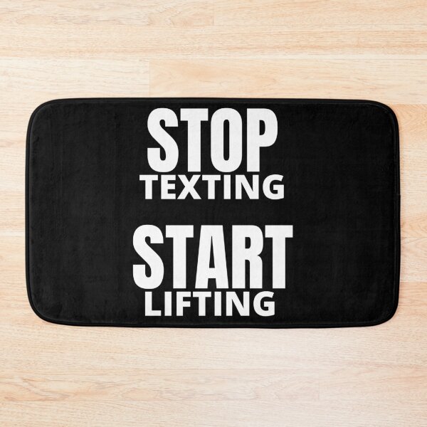Item preview, Stop Texting Start Lifting designed and sold by Legendary  Status.