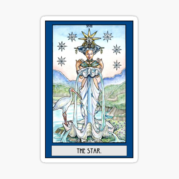 The Star Tarot Card Sticker