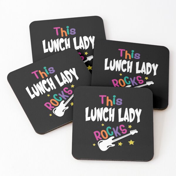 Item preview, This Lunch Lady Rocks Funny School Cafeteria designed and sold by ZiesMerch.