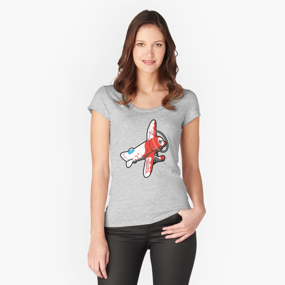 Item preview, Fitted Scoop T-Shirt designed and sold by Aeronautdesign.