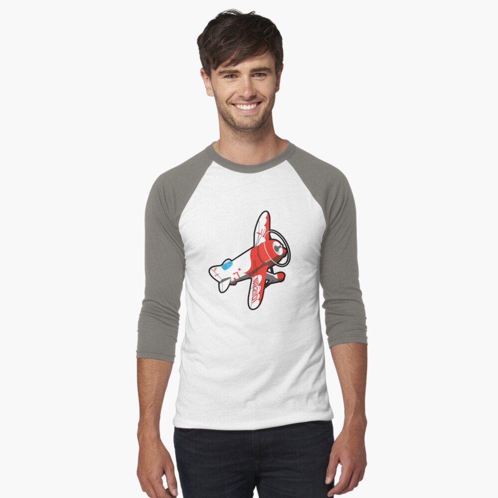 Item preview, Baseball ¾ Sleeve T-Shirt designed and sold by Aeronautdesign.