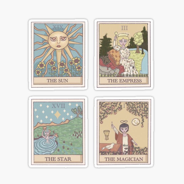 Magic Is In You Tarot Cards Vinyl Sticker