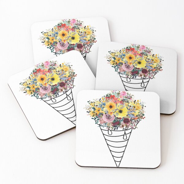 Item preview, Ice cream with flowers designed and sold by Hayabrand.
