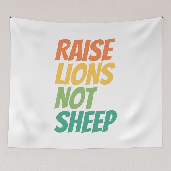 Item preview, Raise lions not sheep designed and sold by SweetLog.