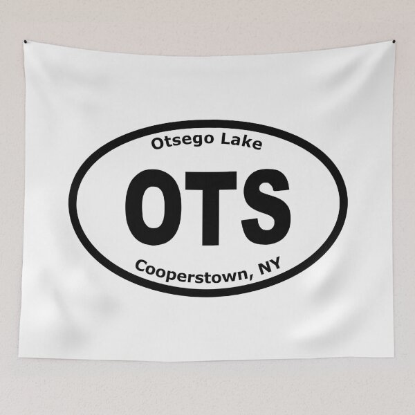 Item preview, Otsego Lake Cooperstown NY New York Oval Euro Bumper Sticker designed and sold by cangurojoe.