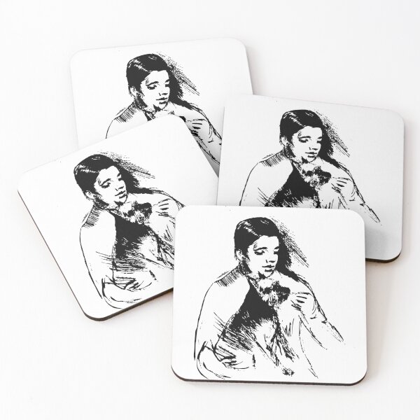 Item preview, Mathilde feeding her dog designed and sold by WordArtDesign.