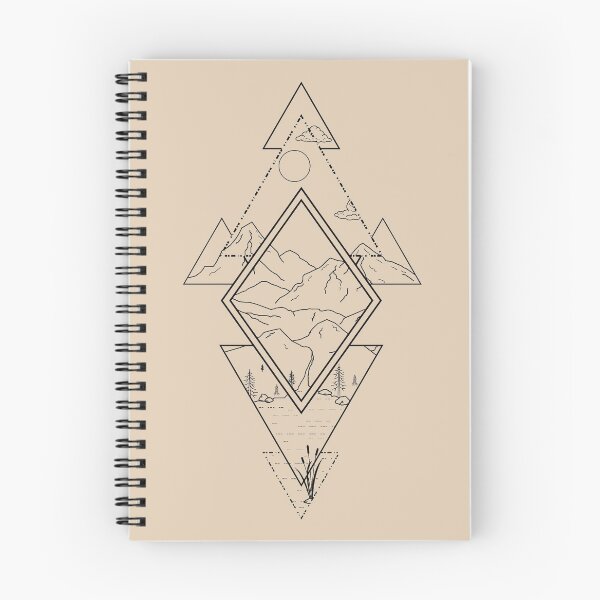 Item preview, Geometric Mountain Triangles designed and sold by 3parkys.