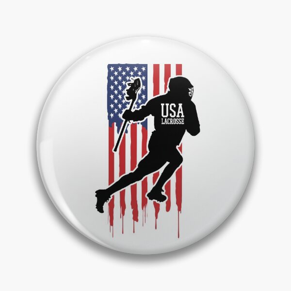Item preview, Lacrosse Usa American Flag designed and sold by ProArtzilla.