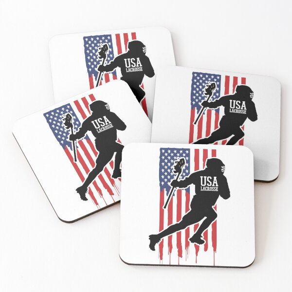 Item preview, Lacrosse Usa American Flag designed and sold by ProArtzilla.