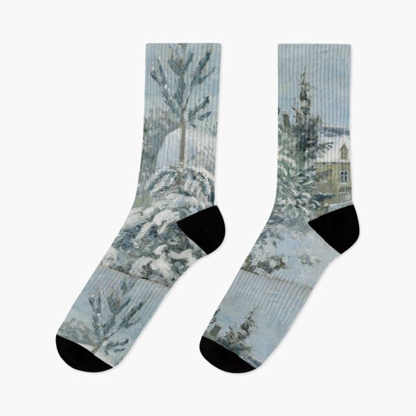 Item preview, Impressionist Art Piette's House at Montfoucault (1874) by Camille Pissarro designed and sold by Designedbysm.