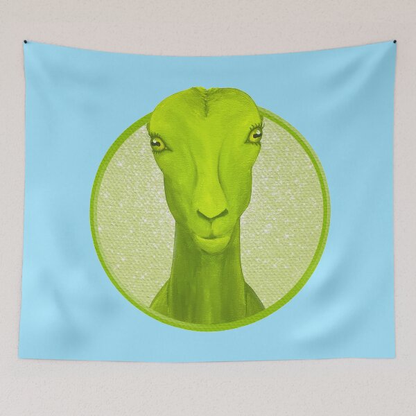 Item preview, Cabra Lechera Lamancha Verde designed and sold by potatoegoat.