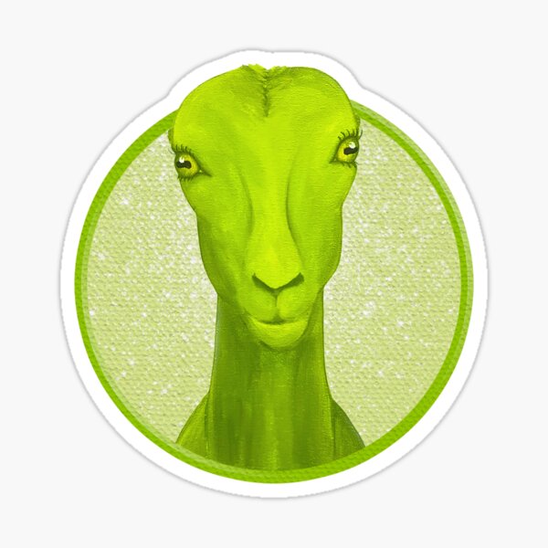 Item preview, Green Lamancha Dairy Goat designed and sold by potatoegoat.