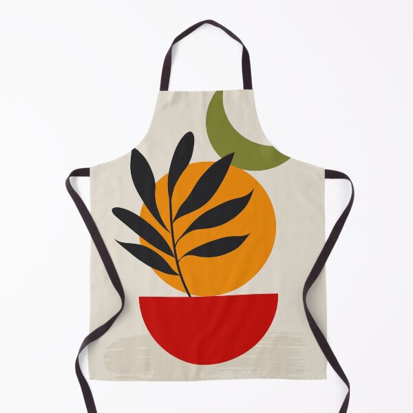 Item preview, Mid Century Modern Style Leaves and Moon III designed and sold by thayartstudio.