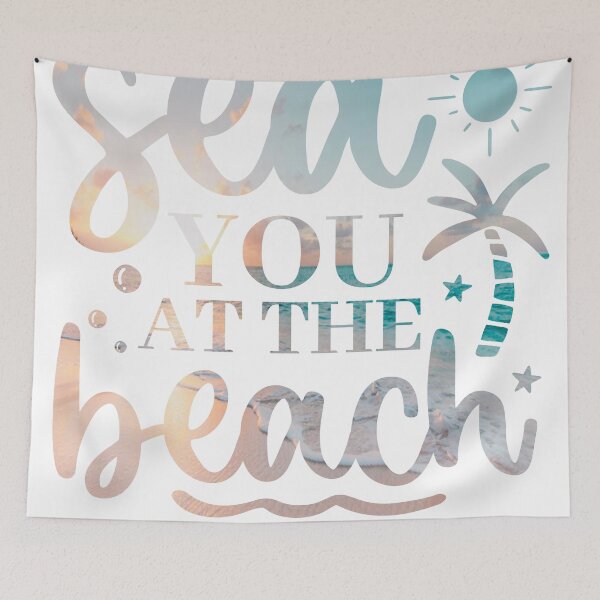 Item preview, sea you at the beach funny saying for summer vacation at the beach for mom for sister for friend designed and sold by mydreamcatcher.