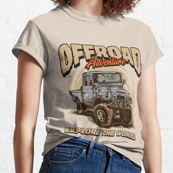 Land Cruiser Bouncing Boobs Tee, Womens Tee, FJ40 Tee, 60 Series