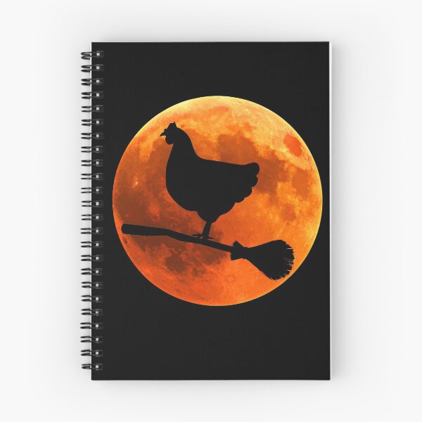 Item preview, Chicken Silhouette Moon Halloween Kawaii designed and sold by alaechamlal.