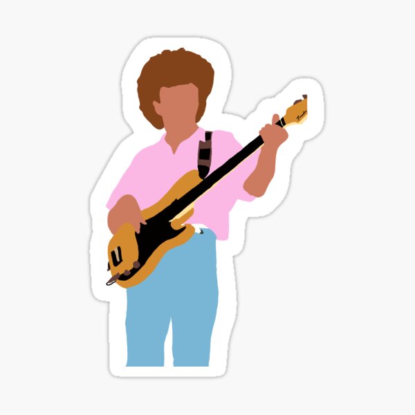 John Deacon Drawing Sticker
