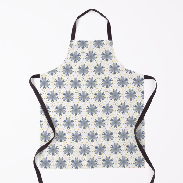 Artikelvorschau, Painted Yellow and Blue Floral Feminine Geometric Pattern entworfen und verkauft von cozycaroline.