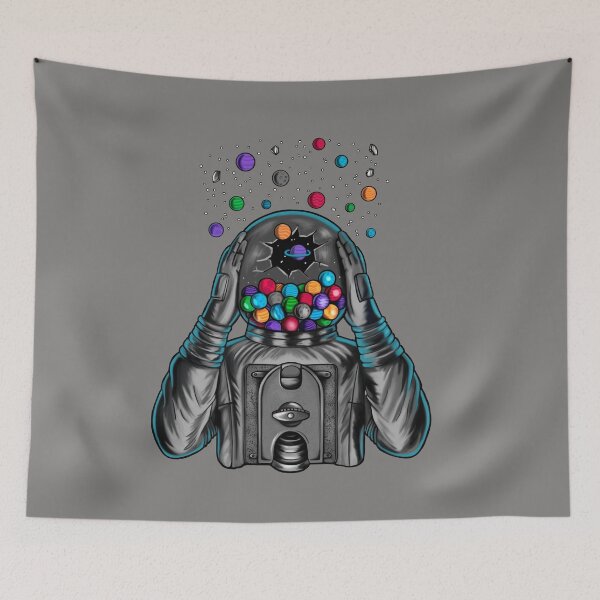 Item preview, Astronaut With Balls Planets designed and sold by ArtLab9.