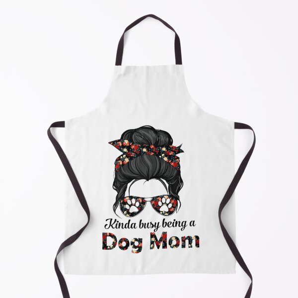 Item preview, Funny Kinda Busy Being A Dog Mom Messy Bun  designed and sold by FelixRiojas.