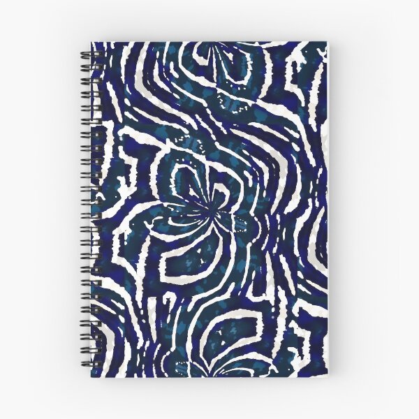 Item preview, Tropical Blue Ocean Ripples Pattern designed and sold by TextileInstinct.