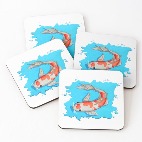 Item preview, Pez koi nadando designed and sold by saruhhh art.