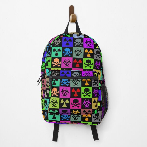 Item preview, Hazard Checkerboard - Skull, Biohazard, Radiation, Survival, Laboratory Safety, Toxic designed and sold by jadedscientist.