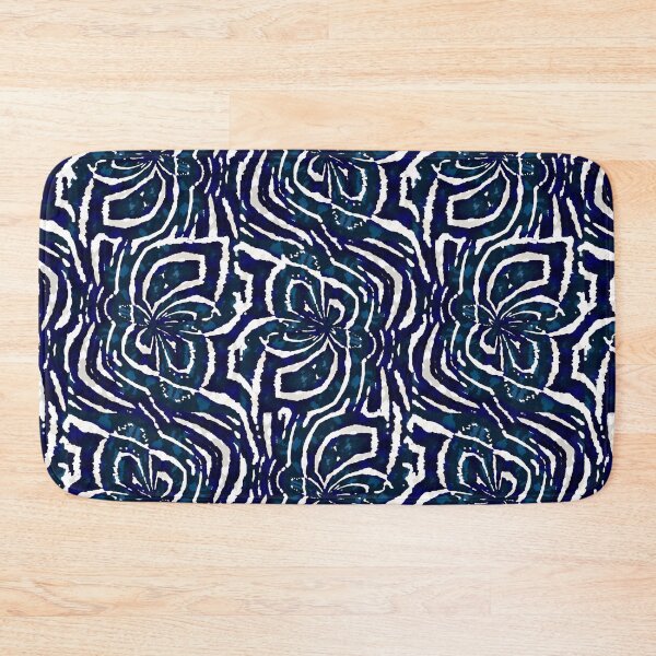 Item preview, Tropical Blue Ocean Ripples Pattern designed and sold by TextileInstinct.
