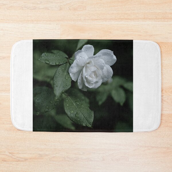Item preview, White Rose with Dew designed and sold by mhailittlearts.