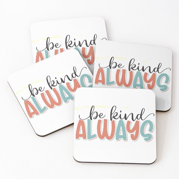 Item preview, Be Kind Always Watercolor Motivational Quote Design designed and sold by boopsblunt.
