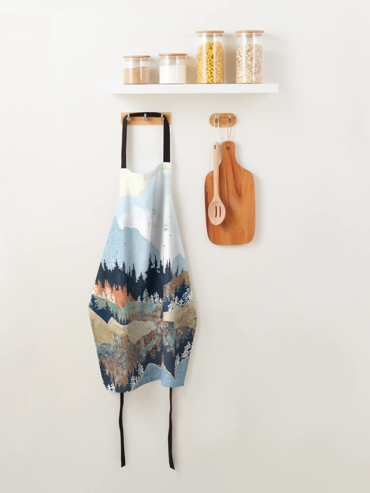 Thumbnail 4 of 6, Apron, Spring Flight designed and sold by spacefrogdesign.