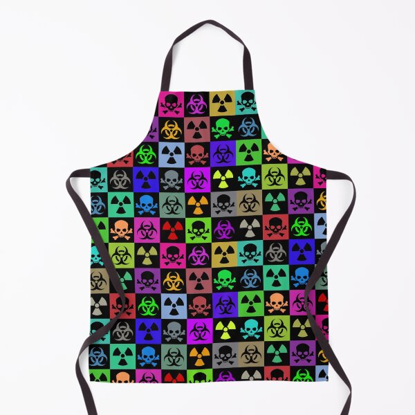 Item preview, Hazard Checkerboard - Skull, Biohazard, Radiation, Survival, Laboratory Safety, Toxic designed and sold by jadedscientist.
