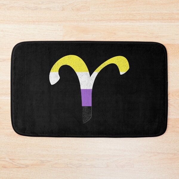 Item preview, Nonbinary Aries Pride Flag Zodiac Sign designed and sold by Patrick Hiller.