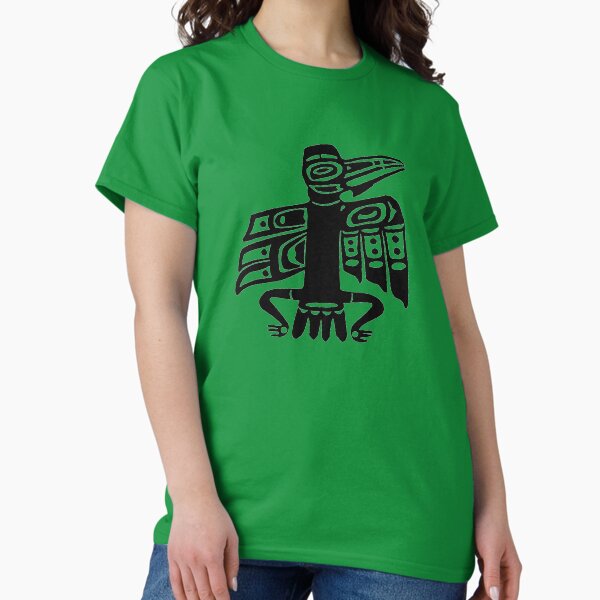 Item preview, Pacific Northwest Coast Indian-style Raven designed and sold by UnspoiltTees.