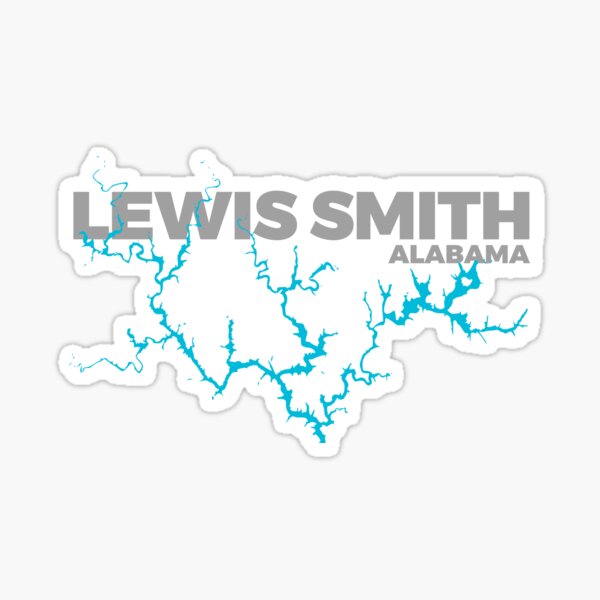 Lewis Smith Lake Alabama Sticker