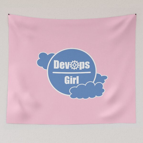 Item preview, DevOps Girl Techie - IT Nerd Design Blue designed and sold by IrinchiDE.