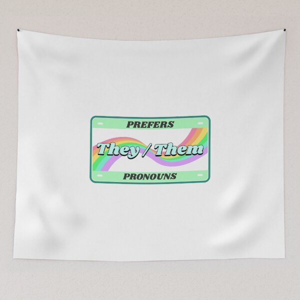Item preview, Prefers They/Them Pronouns  designed and sold by AffirmationTeez.