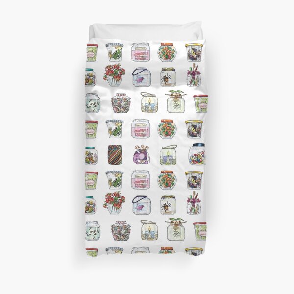 Jolly Jam Jars Duvet Cover