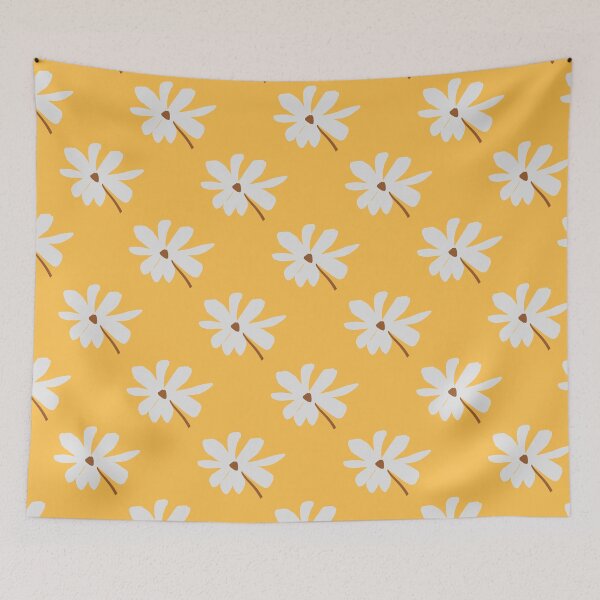 Item preview, Copy of Sunny Yellow and White Floral Pattern designed and sold by cozycaroline.