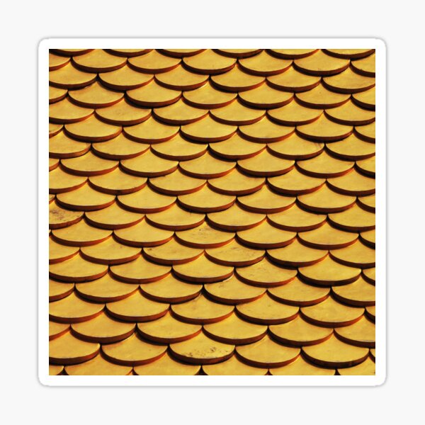 Golden Fishscales Sticker