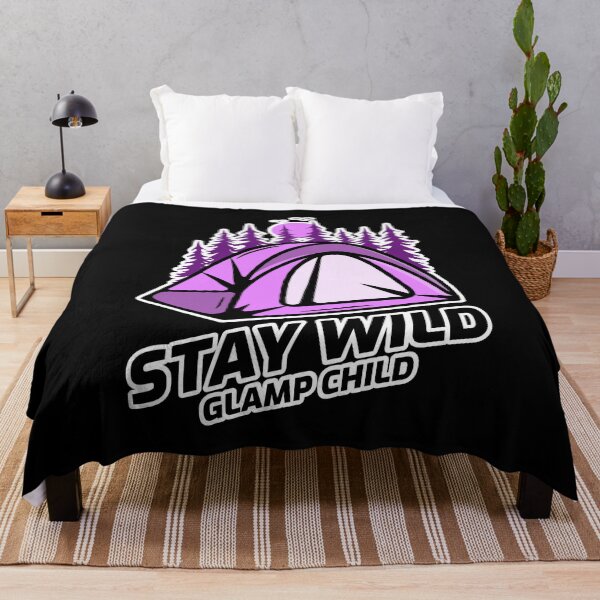 Item preview, Copy of Stay Wild Glamp Child (pink) designed and sold by CactusFamily.