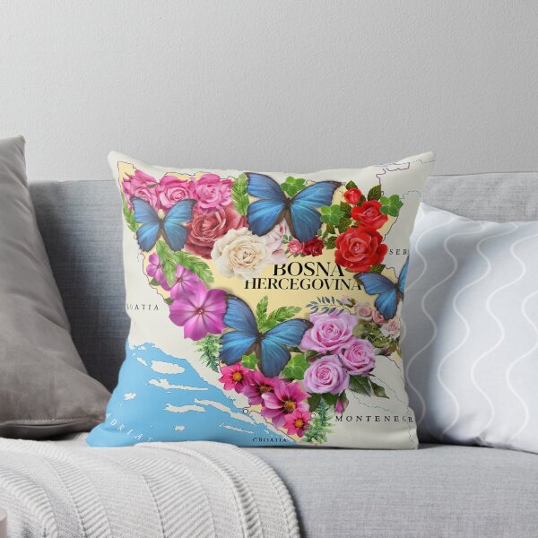 Item preview, Bosnia Map designed and sold by FgraphiDesign.