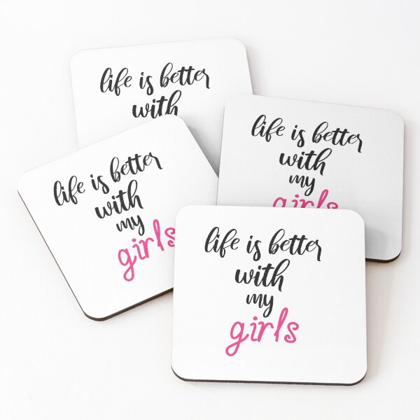 Item preview, Life Is Better With My Girls, Mom of Girls, Mothers day gift designed and sold by adjamine.