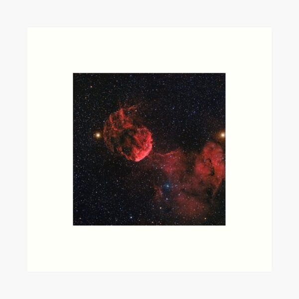 Jellyfish Nebula Art Print