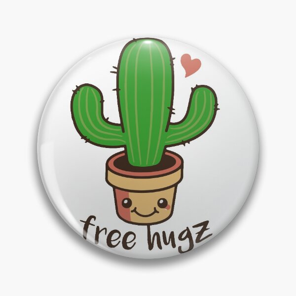 Item preview, cactus pot, free hugz designed and sold by JJ-store-.