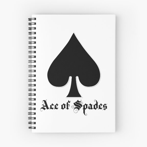 Item preview, Ace of Spades in Black Lettering designed and sold by Kevin Michael McCall.