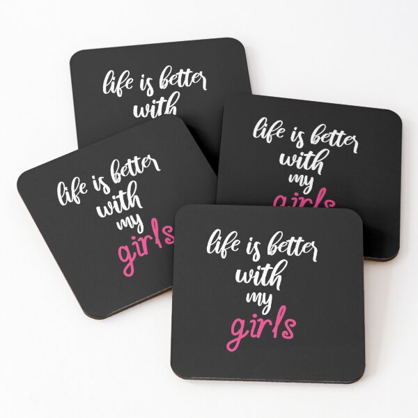 Item preview, Life Is Better With My Girls, Mom of Girls, Mothers day gift designed and sold by adjamine.