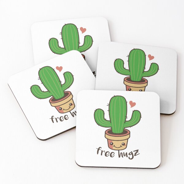 Item preview, cactus pot, free hugz designed and sold by JJ-store-.