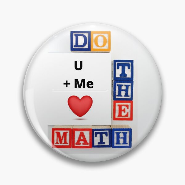 Item preview, Do the math, you and me = love  designed and sold by Stationeryamore.