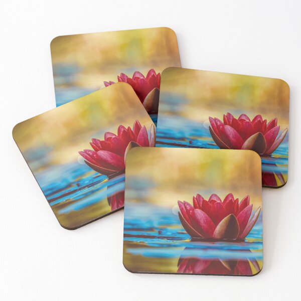 Item preview, Water lily in a pond Beautiful nature scene designed and sold by All Things Wild.